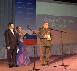Владимир Шаманов в 2008 году на вечере памяти 6-ой роты, проходившем на Поклонной горе