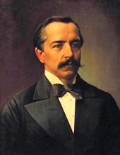 Ф.М.Плюшкин. Портрет работы И.Ф.Жданко. 1879. Псковский музей-заповедник